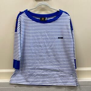 Vecceli Italy striped activewear top